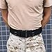 AGPTEK 2.25'' Nylon Tactical Military Style Quick Release Belt for Outdoor Heavy Duty or Law Enforcement Black
