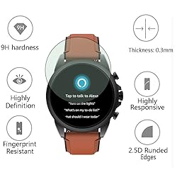 SHUAXI Watch Screen Protector (3+1Pack) Compatible