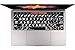 LogicKeyboard LogicSkin Compatible with Apple MacBook Touch Bar XLPrint LogicSkin White on Black Keyboard Cover Part# LS-LPRNTWB-MBP16-US