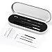 Blackhead Remover Tweezer Kit, ElleSye 3pcs Skin-safe Acne Removal Tool Set, Stainless Steel Double-ended Pimple Comedone Extractor, Whitehead Blemish Zit Removal Tool, Metal Case