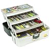 Plano-3-Tray-Tackle-Box-with-Dual-Top-Access-Dark-Green-MetallicOff-White Plano-3-Tray-Tackle-Box-with-Dual-Top-Access-Dark-Green-MetallicOff-White
