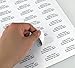 ChromaLabel 0.75 x 2.25 Inch Printable Address Labels for Laser & Inkjet Printers, 825/Pack, 25 Sheets