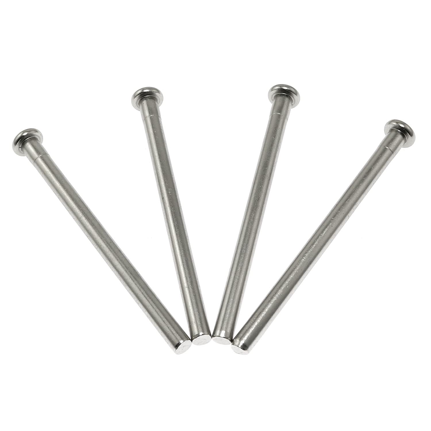 Photo 1 of Maxmoral Door Hinge Pin Maxmoral 4pcs 3.5 Inches Hinge Pins for Interior Door Security Replacement, Silver