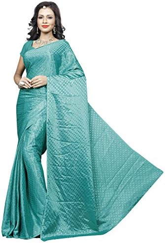Sonika Brasso Saree (Cnn006_Turquoise)