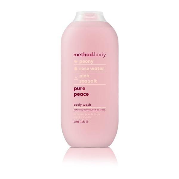 METHOD BODY WASH, PURE PEACE, PARABEN AND PHTHALATE FREE, 18 OZ (PACK OF 1)