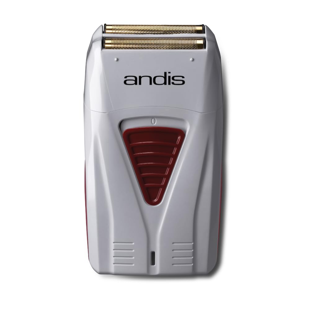 Andis - TS-1, Pro-Foil Lithium-Ion Cord/Cordless Foil Shaver with Super soft Titanium Cutters - For Close, Smooth Shaving - Dual Voltage, Waterproof Shaving Machine with Charger – Grey(Pack of 1)