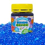 Magic Beadz - Blue Gel Water Beads - Transparent Jelly Pearls - Vase Filler - Wedding Centerpiece - Candles - Flower Arrangements - Over 20,000 Beads