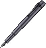 Hong Dian M2 Mini Fountain Pen Black Forest Aluminium Medium Soft Nib view 2