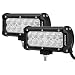 Auxbeam LED Light Bar 7Inch 36W Flood Led Off Road Lights Driving Lights LED Work Lights Waterproof for Jeep Off-Road SUV Truck Car ATVs Boats (2 PCS) primary