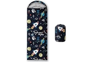 QOOMO Camping Sleeping Bags,3 Season Warm & Cool Weather,Lightweight,Waterproof Sleeping Bags for Adults & Kids,Traveling,and Outdoors,Camping Gear Equipment