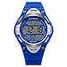 Outdoor Sports Children Watch ,Children's Waterproof Wrist Watch Kids Lightweight Silicone ,LED Digital Alarm for Girls Boys Watch Blue