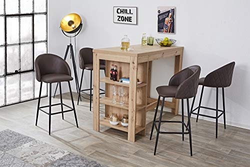 Beauty.Scouts RINTER Möbel Collection Bartheke Lia, Artisandekor, 138 x 110 x 67 cm, Bartisch, Stehtisch, Tisch, Bar… – Bild 3