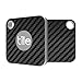 Tile Mate Skin - Black Carbon Fiber Premium Skin by Aretty (2 - Pack)