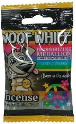 Woof Whiff Incense Scent Medallion for Small Dogs (Glows In The Dark)