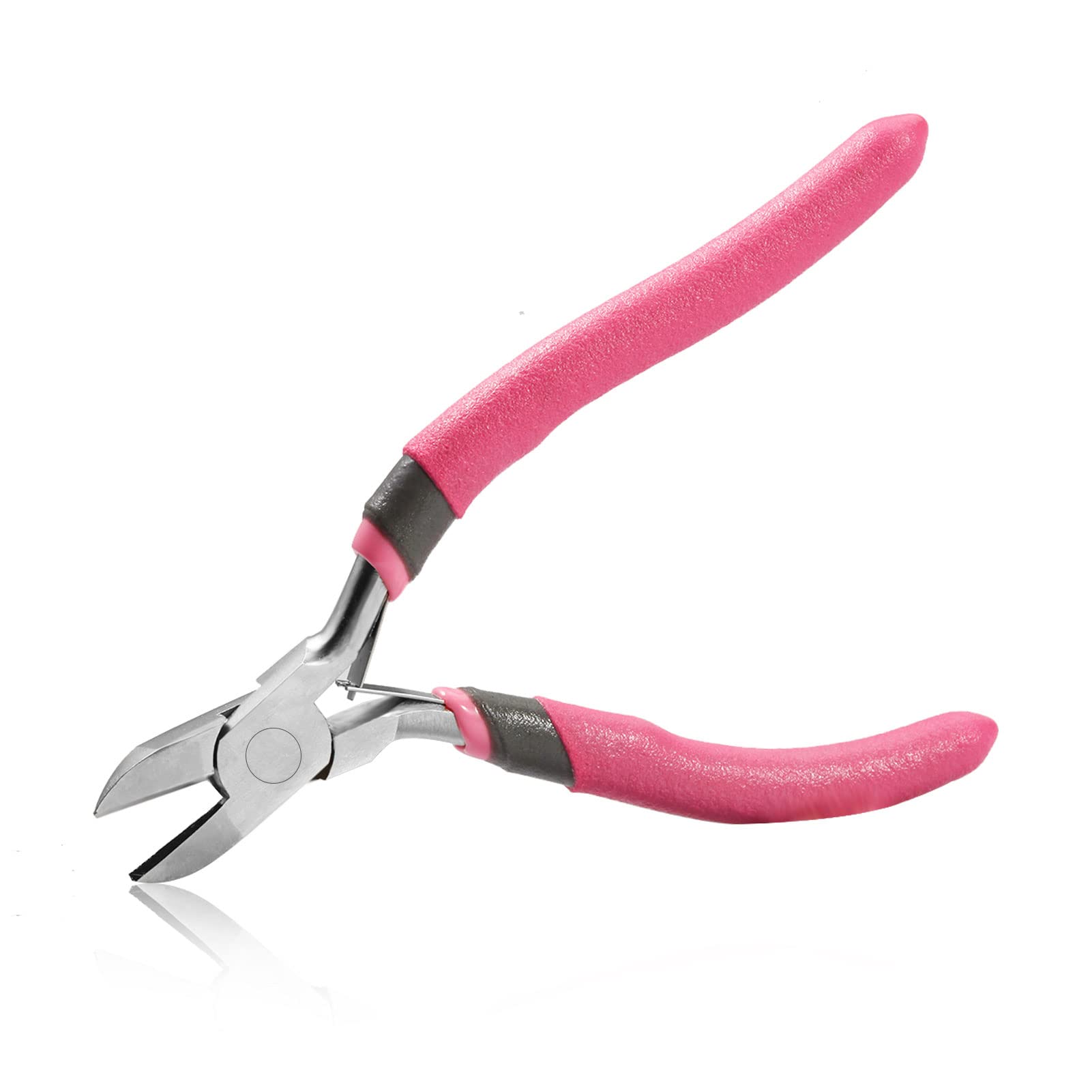 SPEEDWOX Precision Diagonal Cutting Pliers 5 Inches Wire Flush Cutters Electronics Pliers Wire Clippers Side Cutting Nippers for Cut Electronics Wires Jewelry and DIY