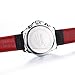MEGIR Fashion Design Mens Watch with 3eye Decoration Dials and Nail Scale Quartz (White)