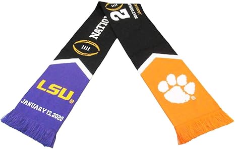 clemson national championship scarf