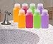 Simple Houseware 8 Pack 100ml Travel Bottles with Toiletry Bag, 4 Colors