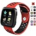 DEKER Sport Bands Compatible for Fitbit Versa Bands Women Men, Breathable Soft Fitness Sport Silicone Strap Replacement Accessories Wristbands for Fitbit Versa Smart Watch