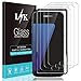 3 Pack LϟK Screen Protector Compatible for Samsung Galaxy S7, Tempered-Glass 9H Hardness, Case Friendly, Installation Tray - Gray