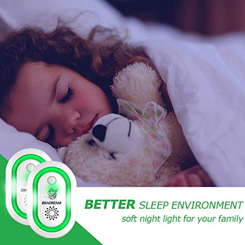 Eradream Pest Repeller Plug in, Electronic Pest Repellent Ultrasonic for Pest Reject, Newest Mice Control Indoor Use Non-toxic for Bug Spider Rodent Ant Mosquito Roach No Kill(2 Pack) - Thumbnail 6