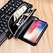 iPhone X Case, iPhone X Wallet Case, Pasonomi Magnetic Detachable Removable Wallet Zipper PU Leather Folio Flip Carrying Case with Strap and Credit Card Slot for iPhone X/iPhone 10 5.8