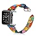 Fintie Apple Watch Band 38mm, Premium Leather Strap Wrist Band Replacement with Stainless Metal Clasp for Apple Watch Series 1 Series 2 38mm All Models, Mosaic