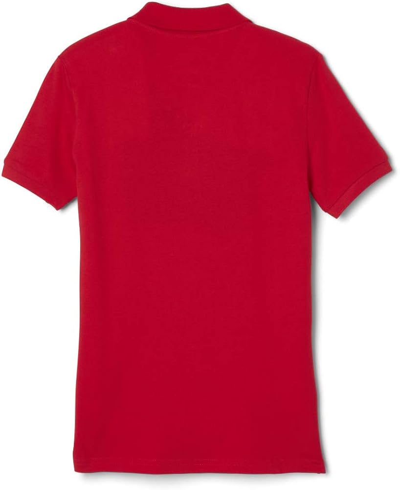 French Toast Girls' Short Sleeve Stretch Pique Polo Shirt (Standard & Plus): Clothing