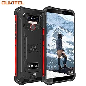 OUKITEL-WP5-2020-Rugged-Smartphone-8000mAh-Battery-IP68-Waterproof-Android-10-Unlocked-Cell-Phones-4G-LTE-Dual-SIM-55inches-4GB-32GB-Triple-Camera-FaceFingerprint-Unlock-GPS-Global-Version