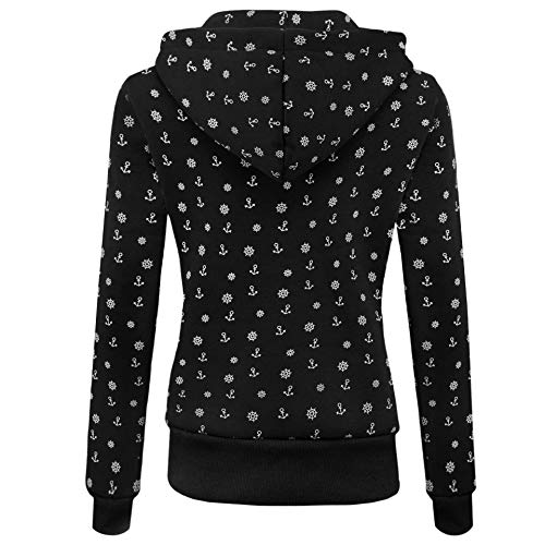 Newbestyle Damestrui met capuchon, hoodie, bovenstuk, dames, pullover, contrasterende kleur, sweatshirt, trui met… - Image 3