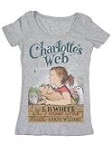 “Charlotte’s Web” Women’s T-shirt by Out Of Print Clothing (Women’s Small), Online Clothing Store