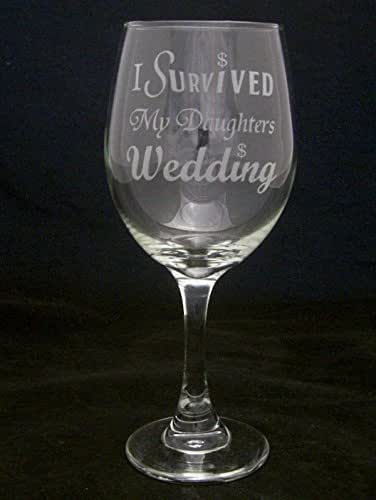 i survived my daughter's wedding glass