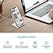 Vebach Fast Wireless Charger Aluminum Frame,Merak1 USB C Qi Certified Wireless Charging Stand,7.5W for iPhone 13 Pro Max/12 Pro Max/XS/XR/X/8Plus,10W for Galaxy S10/S10Plus/S10E/S9/S8 - Silver