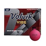 Volvik Vibe Pink Golf Balls #1-#4 12-Ball Pack