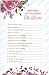 Floral Bridal Shower Games - Bundle With Gold Glitter Banner | 50 Advice for the Bride Cards | 50 He Said She Said | 50 How Well do you Know the Bride | 50 Emoji Pictionary