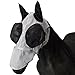 Leberna Mesh Fly Mask with Ears Nose UV Protection Full Face for Horse/Cob