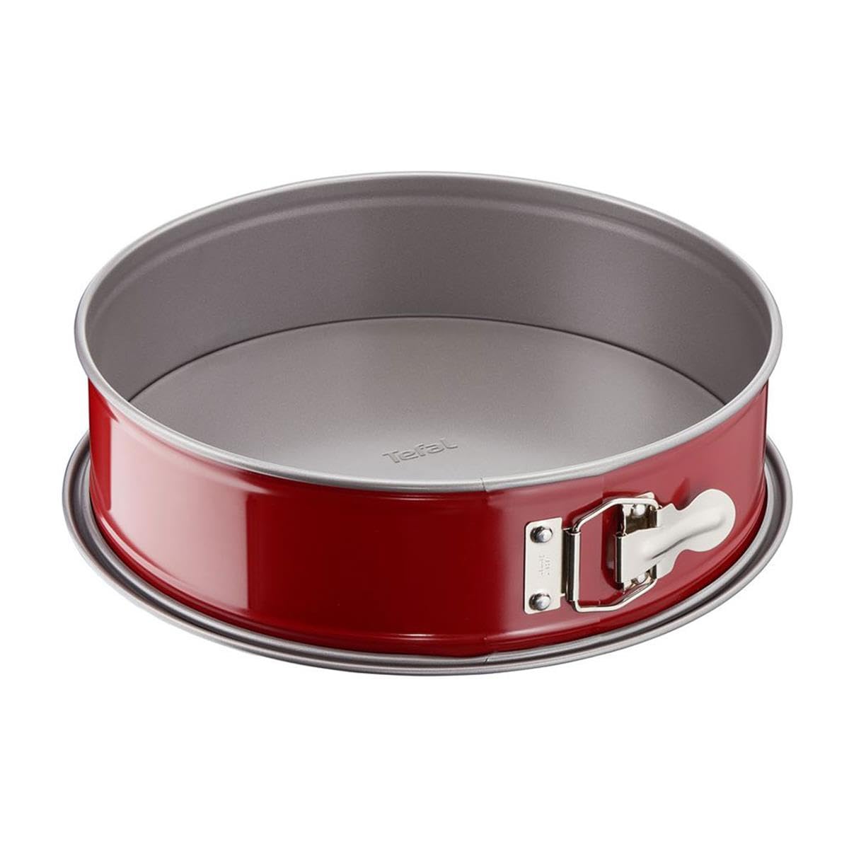 TefalJ Delibake 1641314 Springform Cake Tin 25 cm Carbon Steel Red