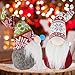 Juegoal Christmas Plush Gnomes, 9 Inch Lighted Handmade Mini gnome Scandinavian, Light Up Swedish Tomte Elf Holiday Present, Battery Operated Xmas Gifts Table Ornaments Dinner Party Supplies, Set of 3
