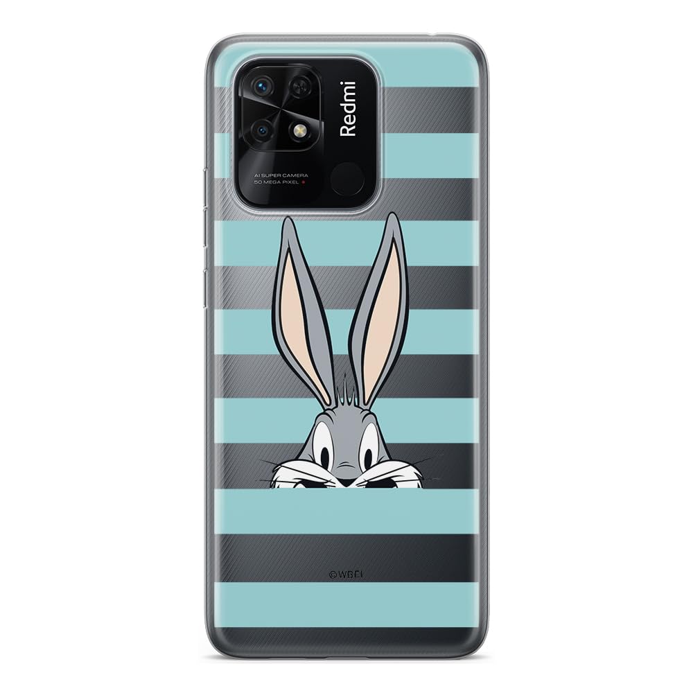 ERT GROUP mobile phone case for Xiaomi REDMI 10C original and officially Licensed Looney Tunes pattern Bugs 011 optimally adapted to the shape of the mobile phone, partially transparent