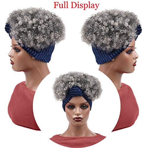 Color-Turban-Wrap-wig-2-in-1-Afro-Kinky-Curly-Wig-for-Black-Women-Synthetic-Headband-Wig-High-Puff-Ponytail-Drawstring-Updo-Wig-T1BGrey