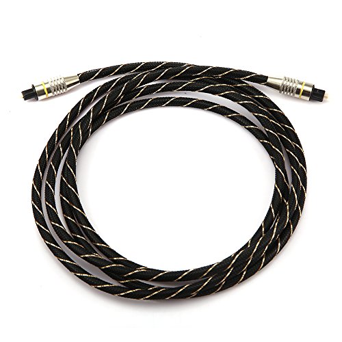 Digital Optical Audio Cable Fiber Toslink Male Optic Cable 2m OD6.0 Toslink Male to Toslink Male for CD DVD