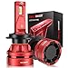 Torchbeam T2 H7 LED Headlight Bulbs, Compact Size, 6000K Cool White, 200% Brightness, Replacement Bulbs