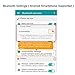 Pandaoo U8 Bluetooth Smart Watch for Android Smartphones - Black