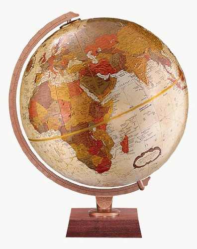 Replogle Globes Northwoods Globe, 12-Inch, Bronze Metallic