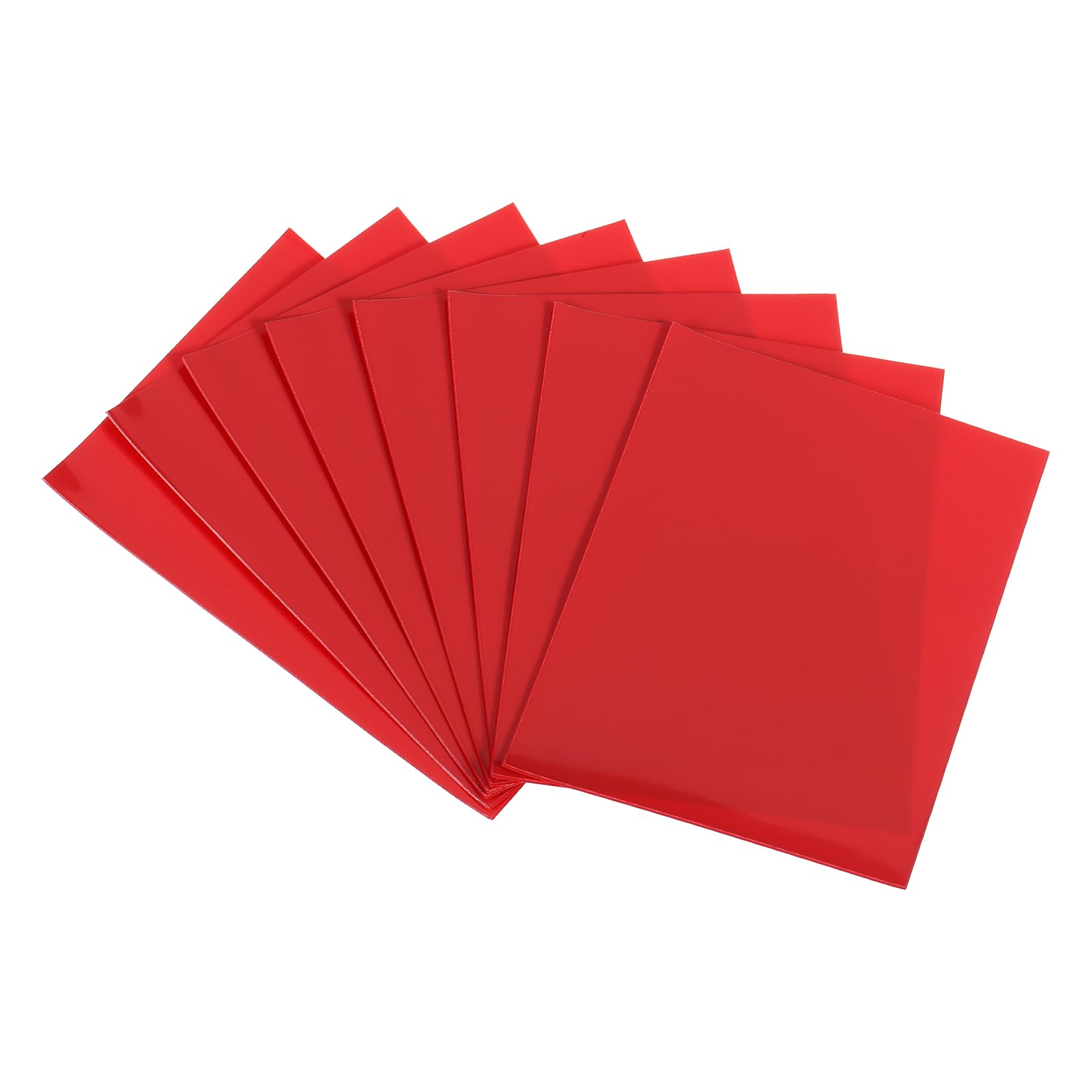 PATIKIL Trading Card Sleeves, 2 Pack/100 Sleeves Soft Inner Protector Waterproof for Deck, and TCG Cards, Red