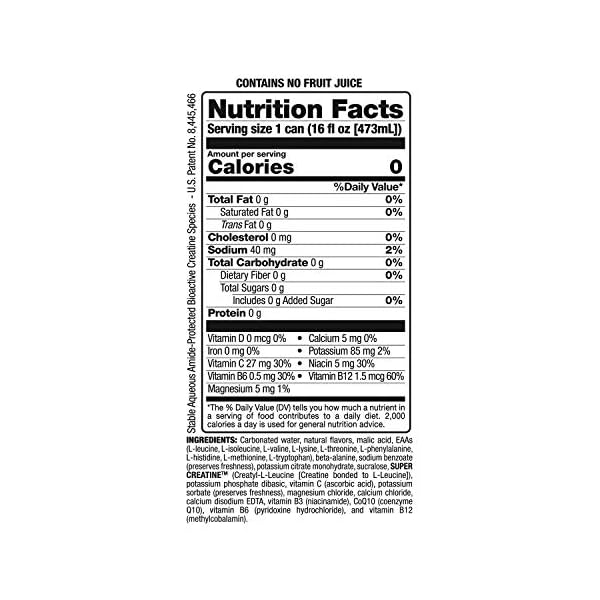 Bang Caffeine Free Candy Apple Crisp Energy Drink, 0 Calories, Sugar