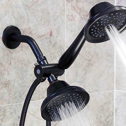 6 Inch Shower Arm And Flange Solid Stainless Steel, WallMounted For