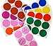 Royal Green Round 2 inch Sticker 50mm dot Labels Colored Circles - Permanent Adhesive Stickers in 8 Colors - 384 Pack