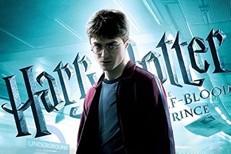 Daniel Radcliffe Harry Potter Lunette The Half Blood Prince Green Eyes Tv Movie Film Poster Fabric Silk Poster Print 335 Amazon Ca Home Kitchen