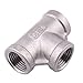 Stainless Steel 304 Cast Pipe Fitting Tee Class 150 1/2